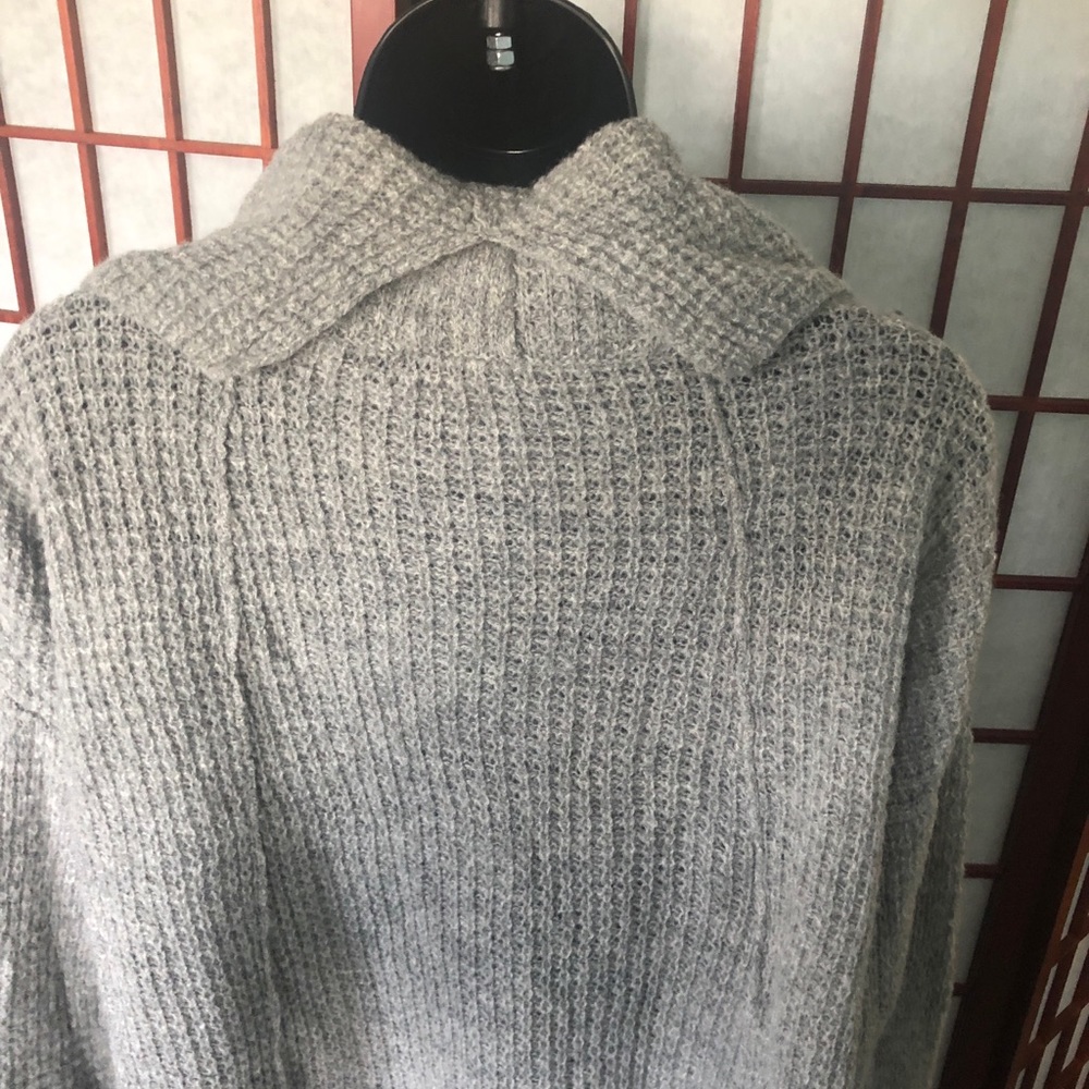 Free People Slouchy Oversized Wool Cowl Neck Sweater - Picture 9 of 9